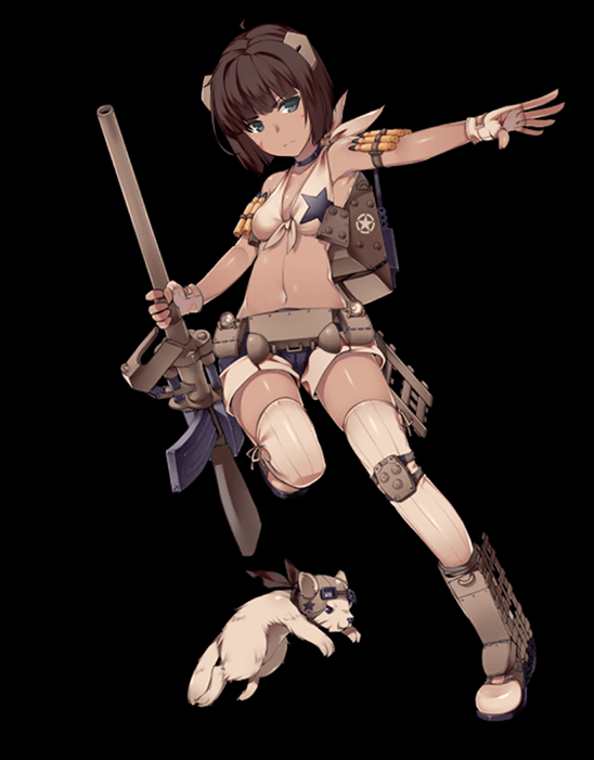 M10 Wolverine illustration captured from her Live2D